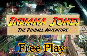 Free play card for Indiana Jones pinball