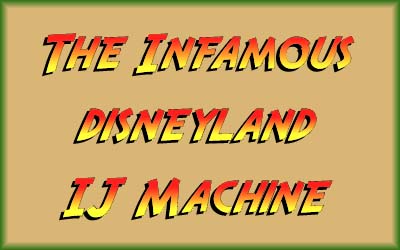 Disneyland Indiana Jones pinball machine logo