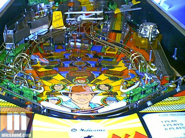 Indiana Jones beta pinball machine