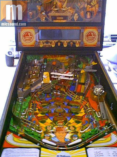 Indiana Jones beta pinball machine